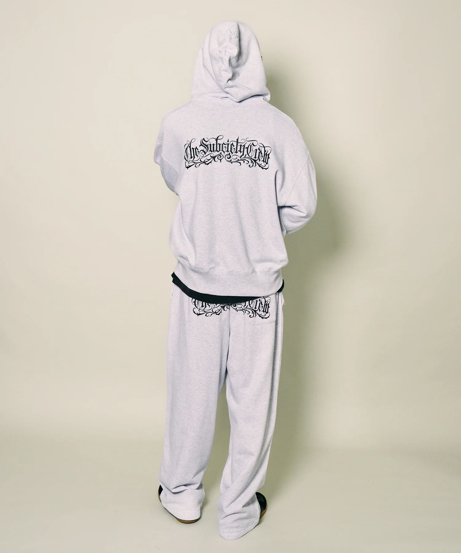 Boxy double zip up hoodie