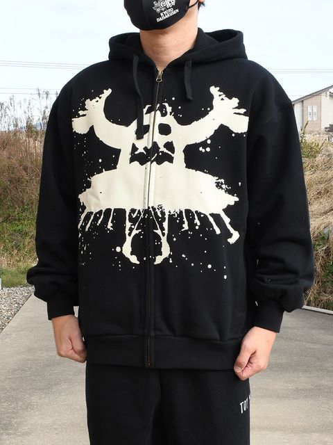 RORSCHACH SWEAT ZIP-PARKA
