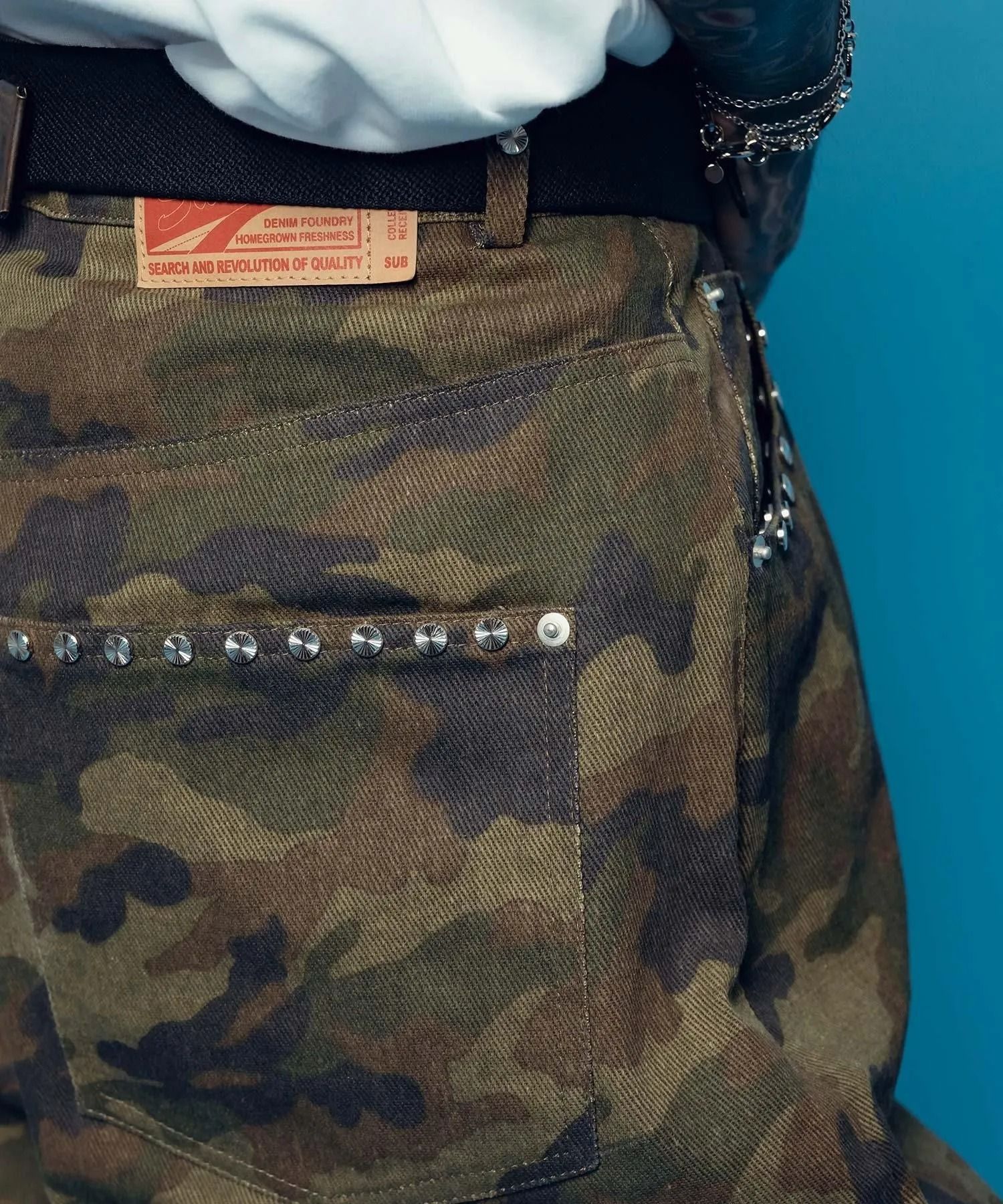 Camouflage baggy pants