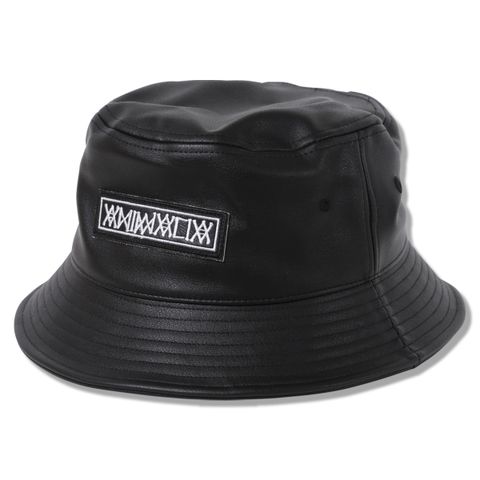 5 PU LEATHER BUCKET HAT