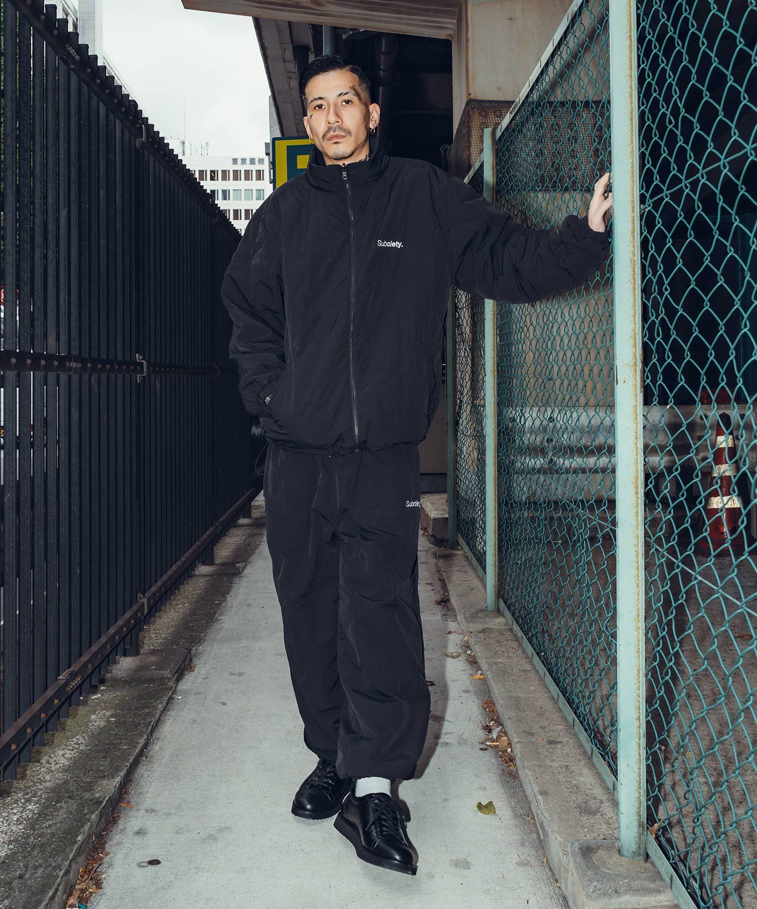 REVERSIBLE NYLON×FLEECE PANTS