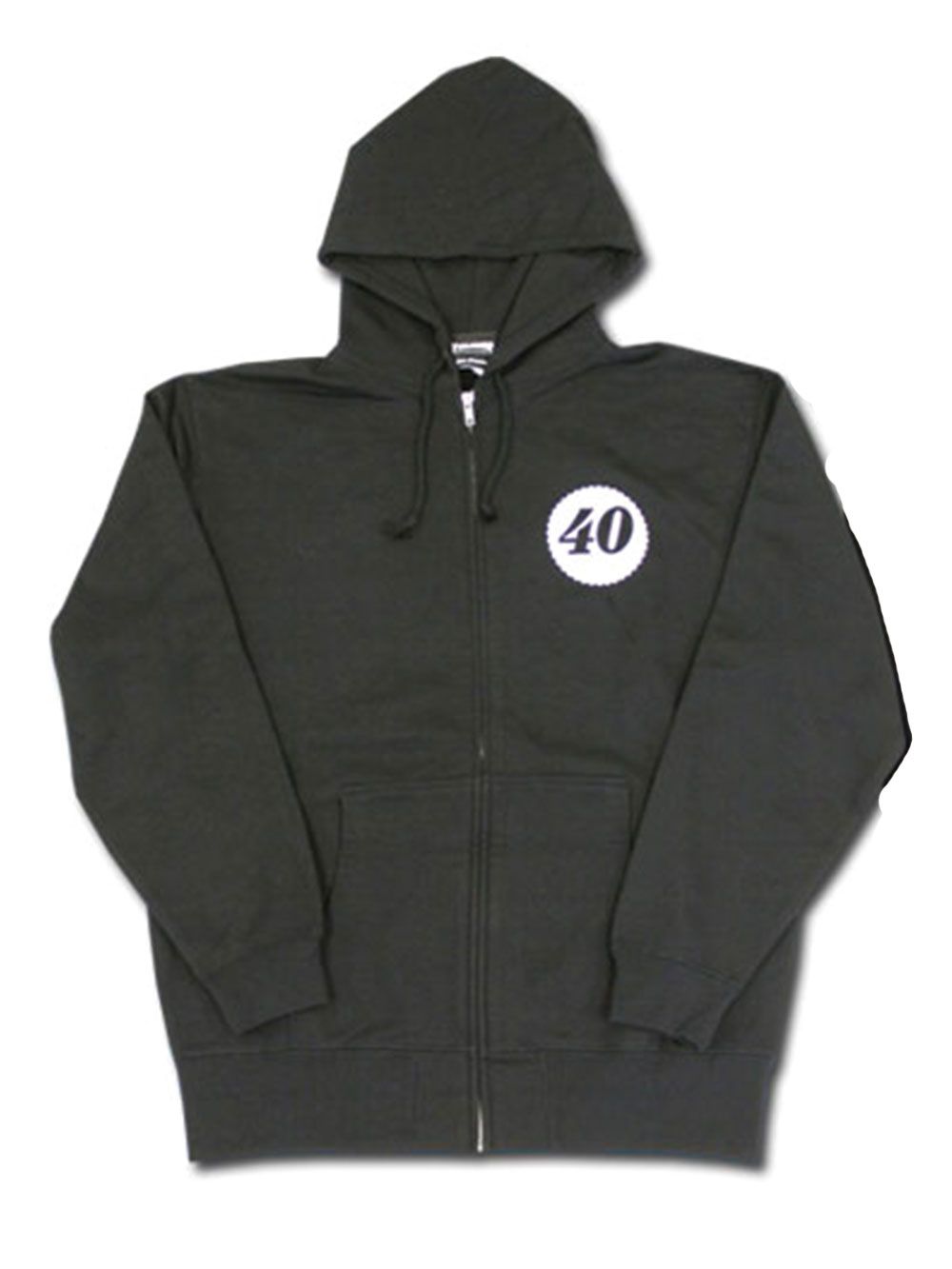 BACKWARD 40 ZIP HOODIE
