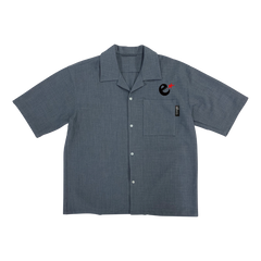 rg poly chambray open collar shirts