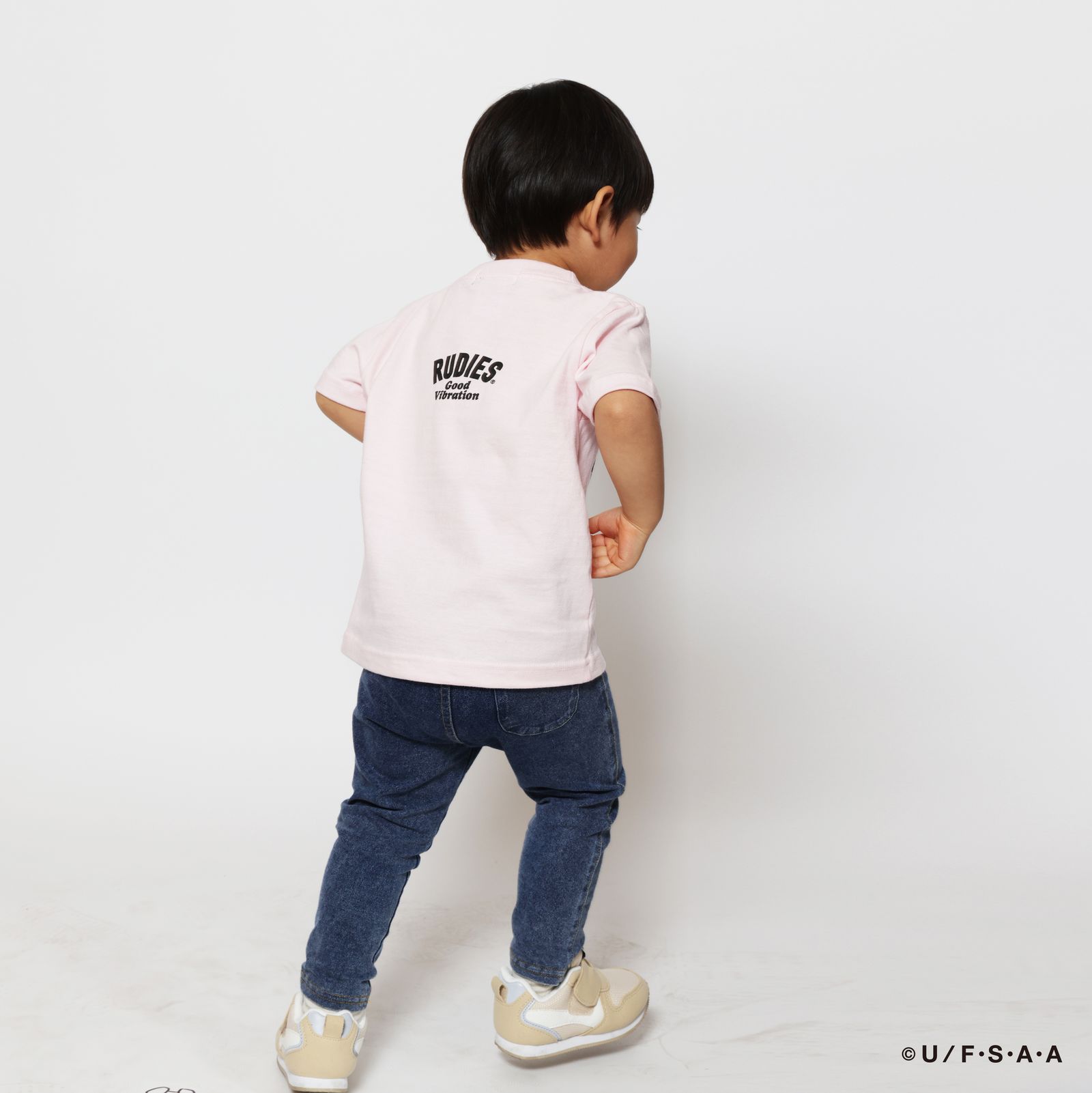 RUDIE'SxCRAYON SHINCHAN AIRPLANE KIDS TEE