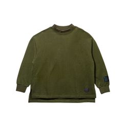 MOCK NECK LOOSE-SWEAT