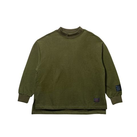 MOCK NECK LOOSE-SWEAT
