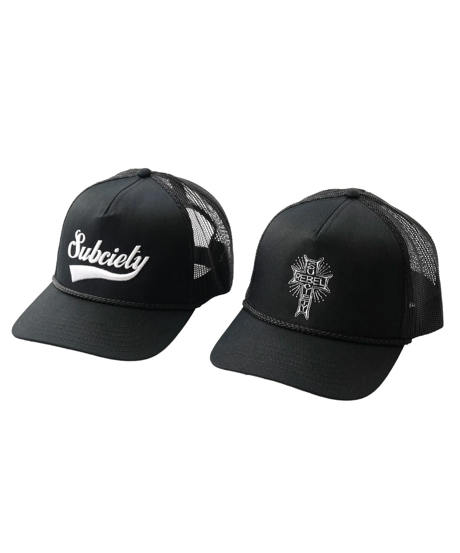 Embroidery mesh cap