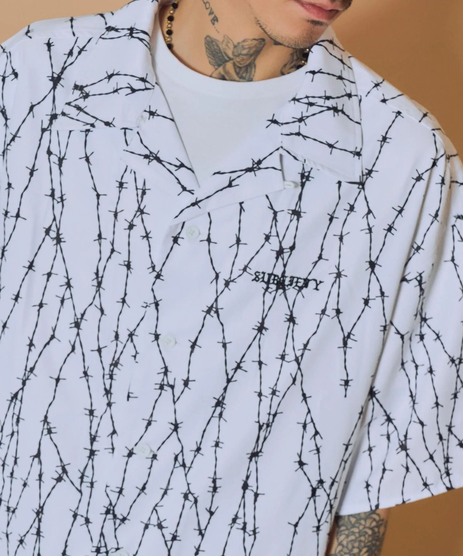 Barbed wire shirt