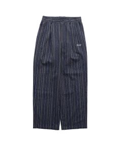 Jacquard stripe slacks