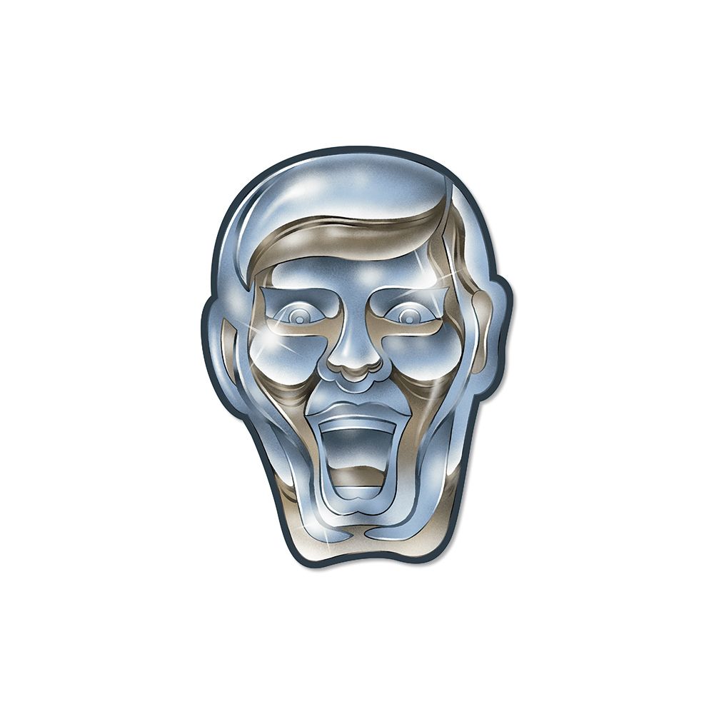 ［PDSxBADTEETH］ステッカー / クロームアイツ