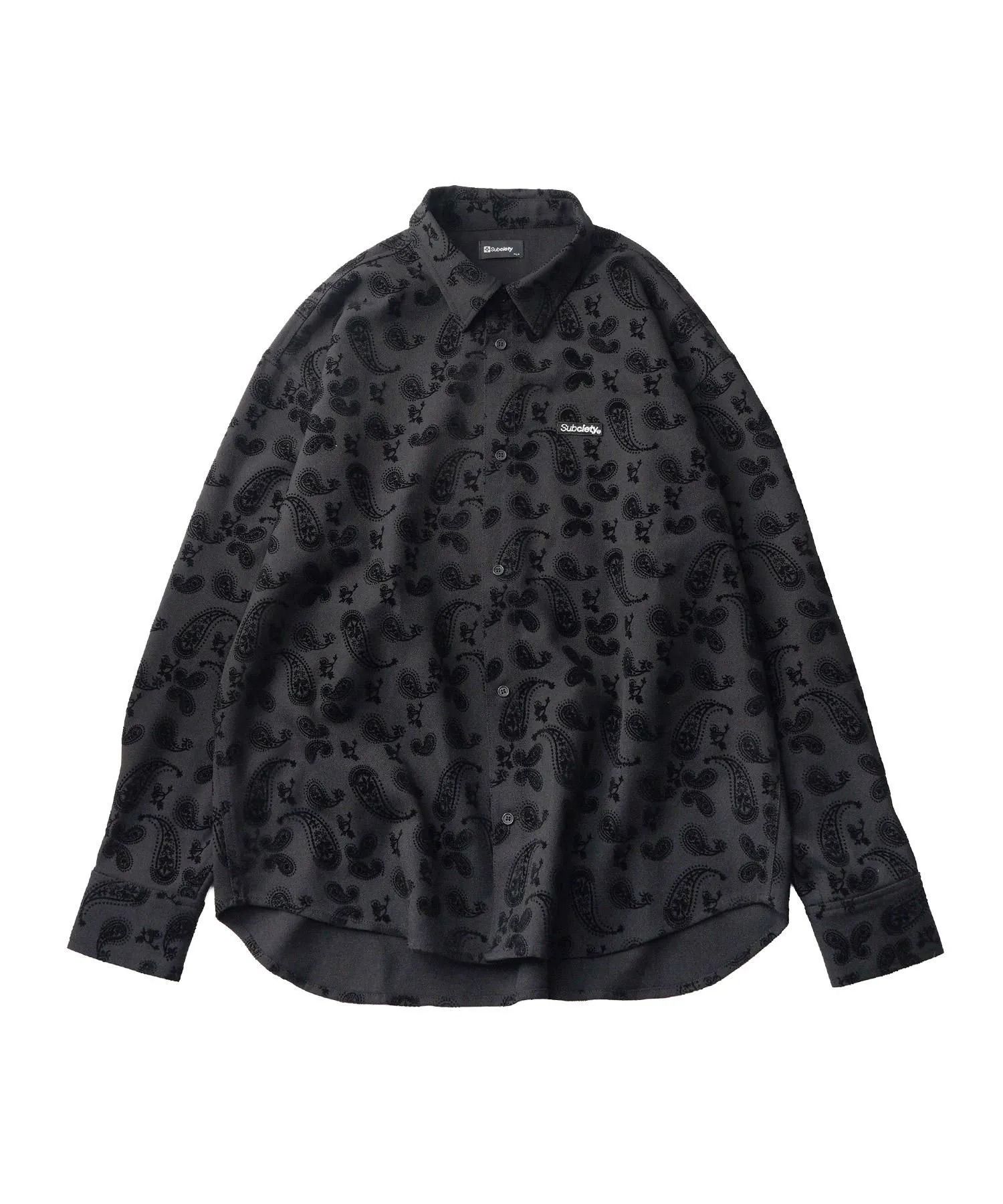 Flocky paisley shirt