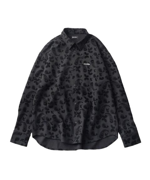 Flocky paisley shirt