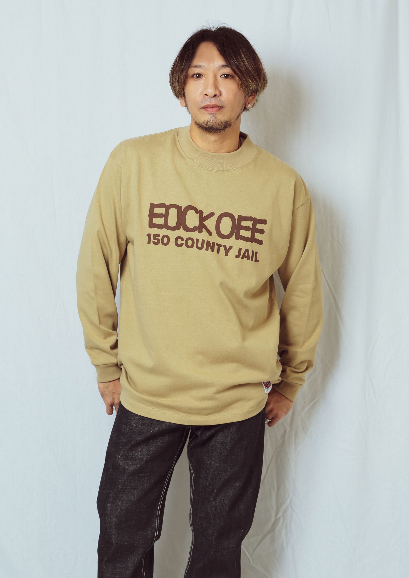 MOCK NECK HEAVY L/S Tee - EOCKOEE -