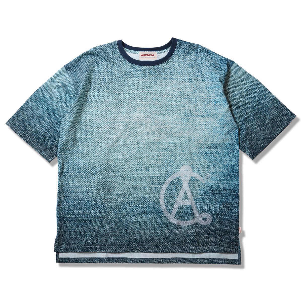 DENIM BIG SILHOUETTE slit tee