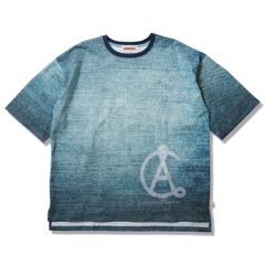 DENIM BIG SILHOUETTE slit tee