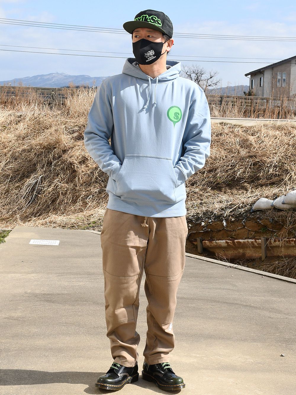 sd  fluorescence marks hoody