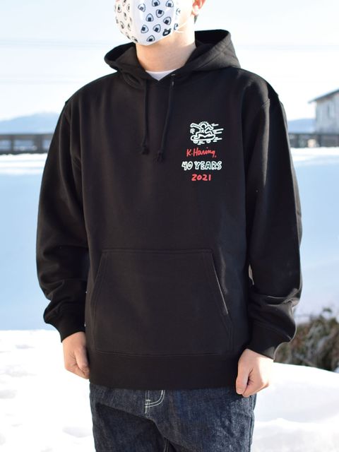 THRASHER × Keith Haring -HOODIE
