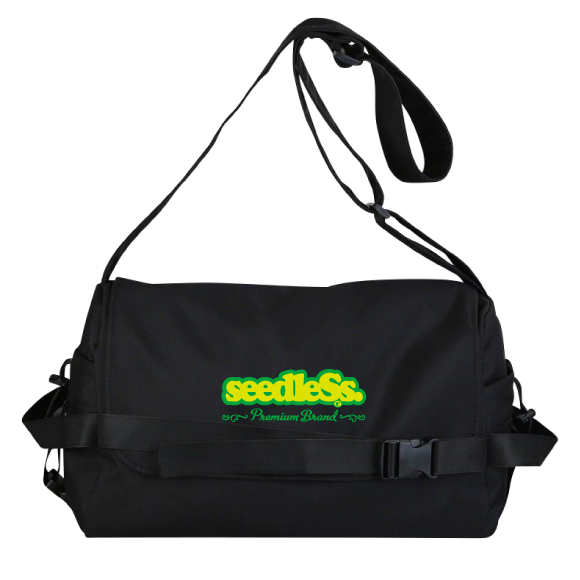 sd blk back messenger bag