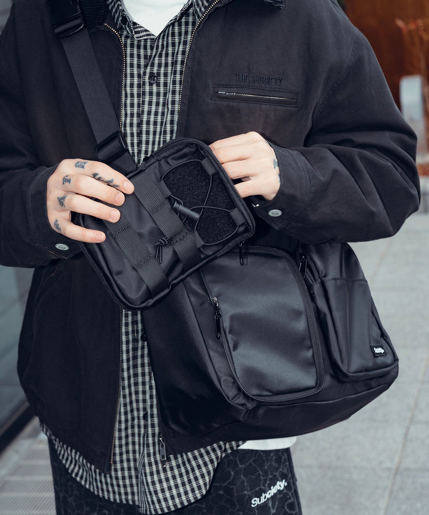 SUBCIETY - Double pocket shoulder bag | DOLL