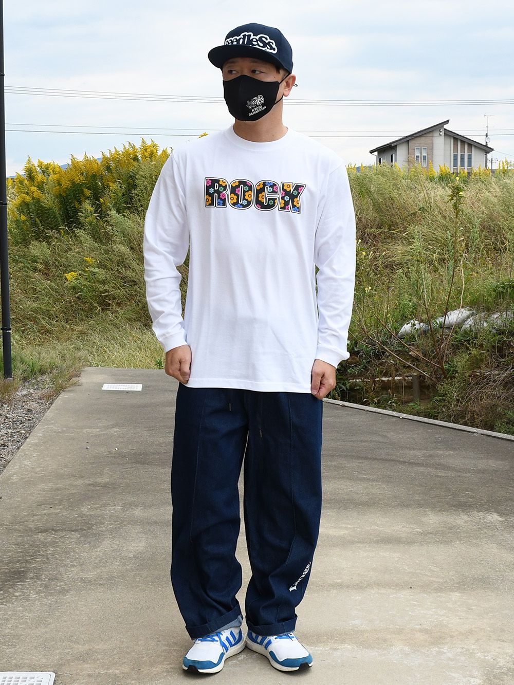 70's Flower ROCK LS tee