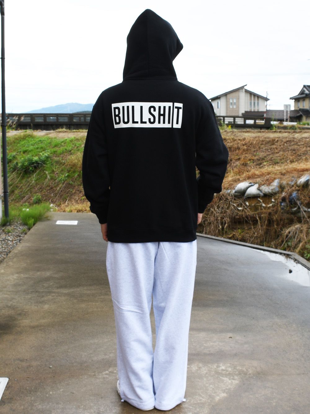 dogtalksbullshitwalks hoody 8.3oz 裏起毛