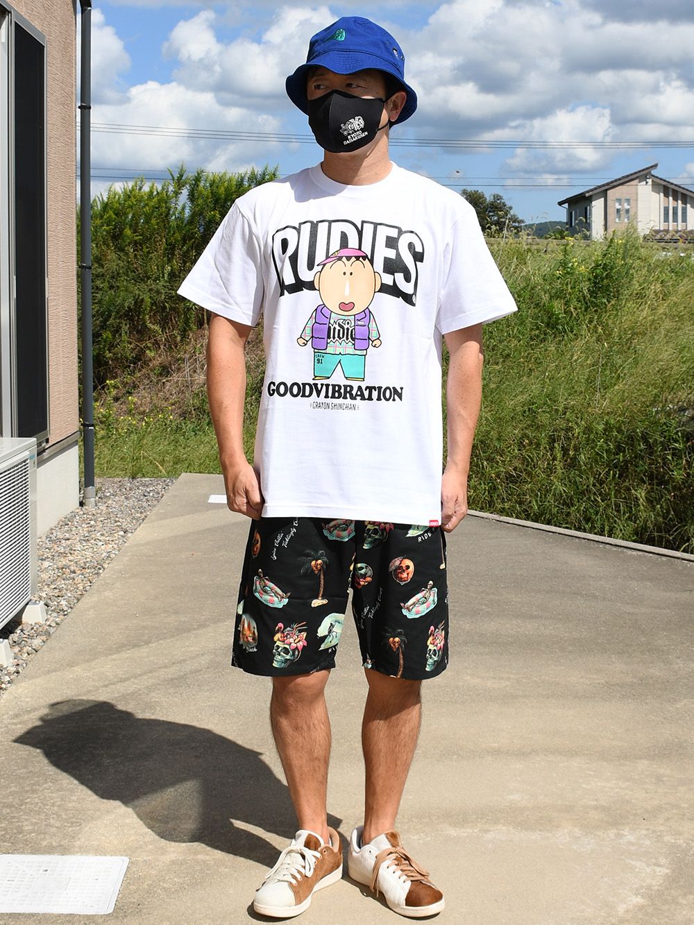 RUDIE'SxCRAYON SHINCHAN BOUCHAN TEE