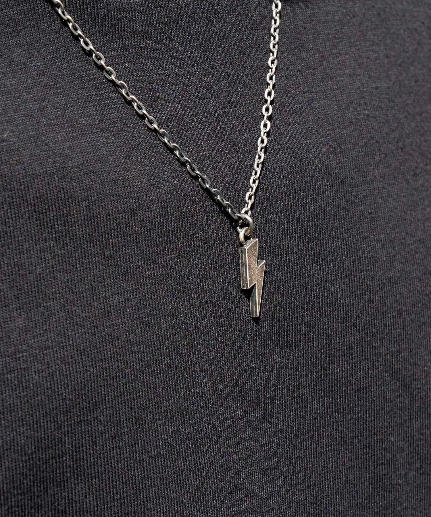 Metal necklace-thunder-