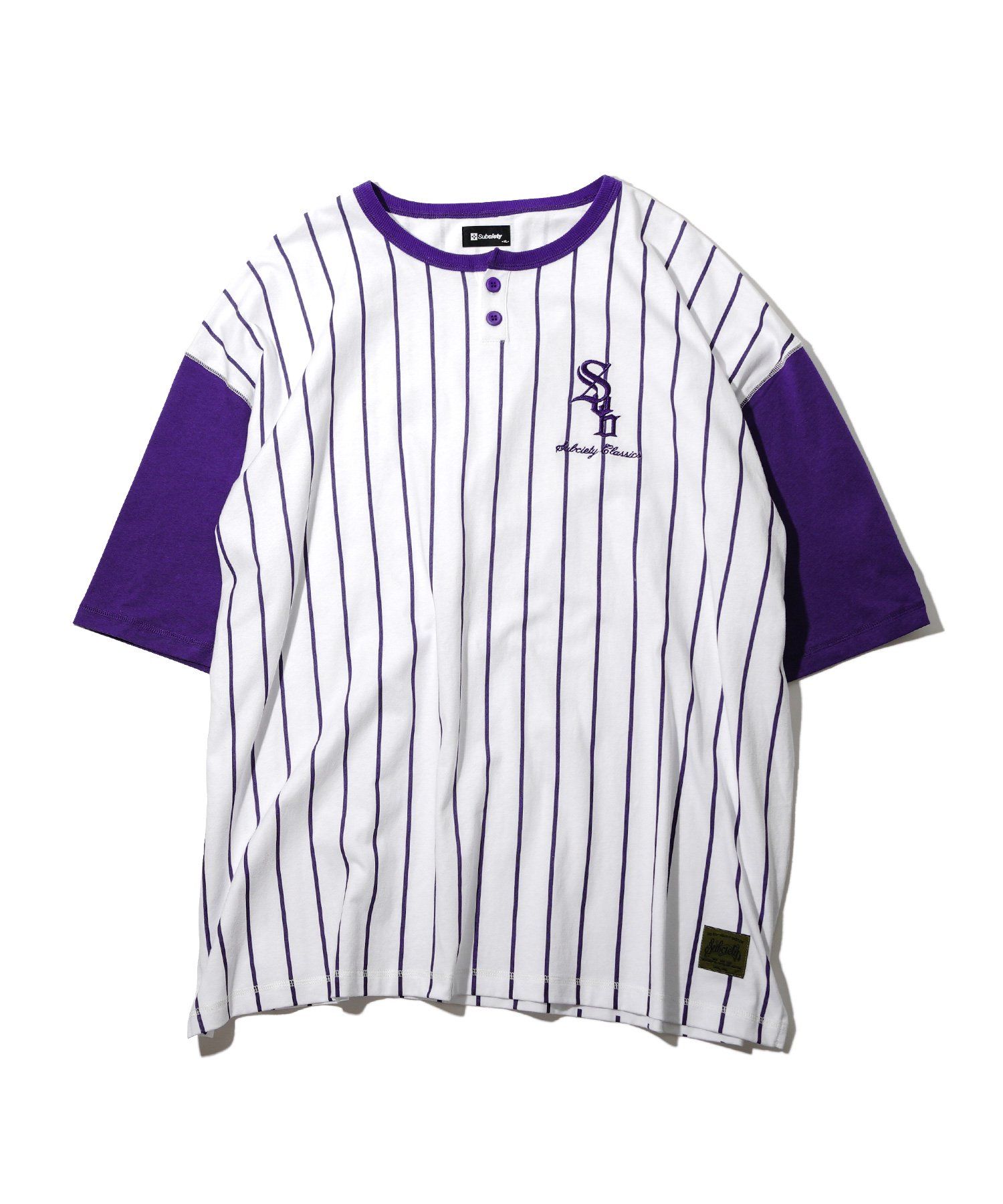 HENLEY NECK BASEBALL-TEE