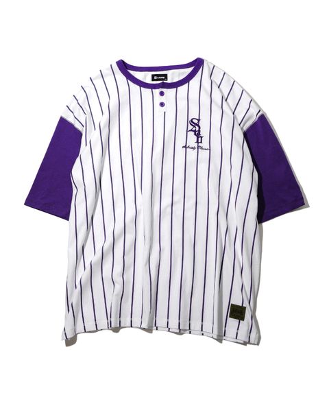 HENLEY NECK BASEBALL-TEE