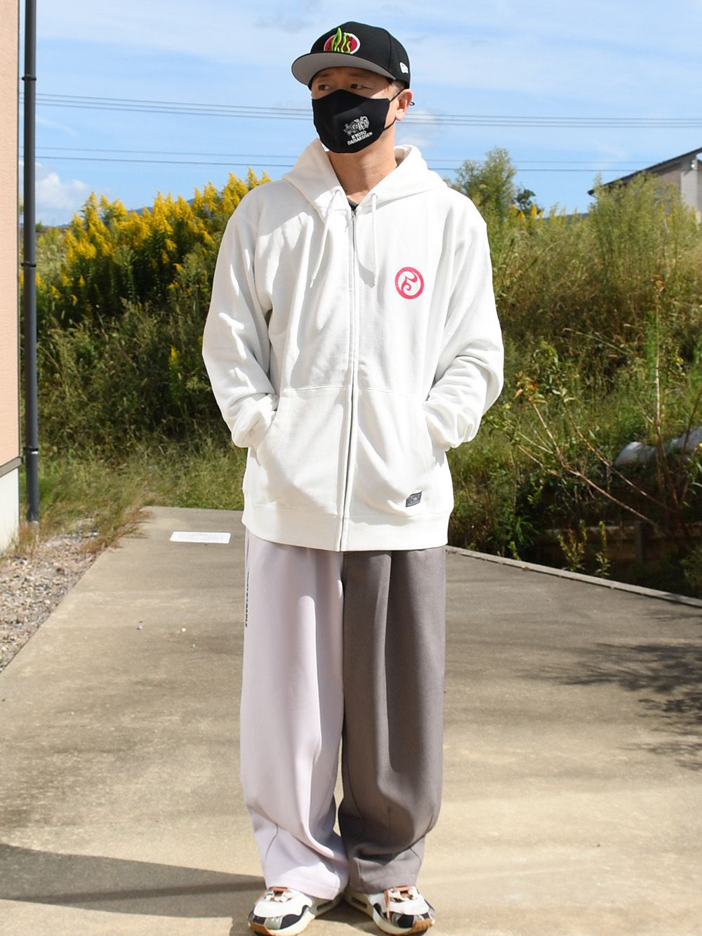 LOGO LOGO ZIP-HOODIE