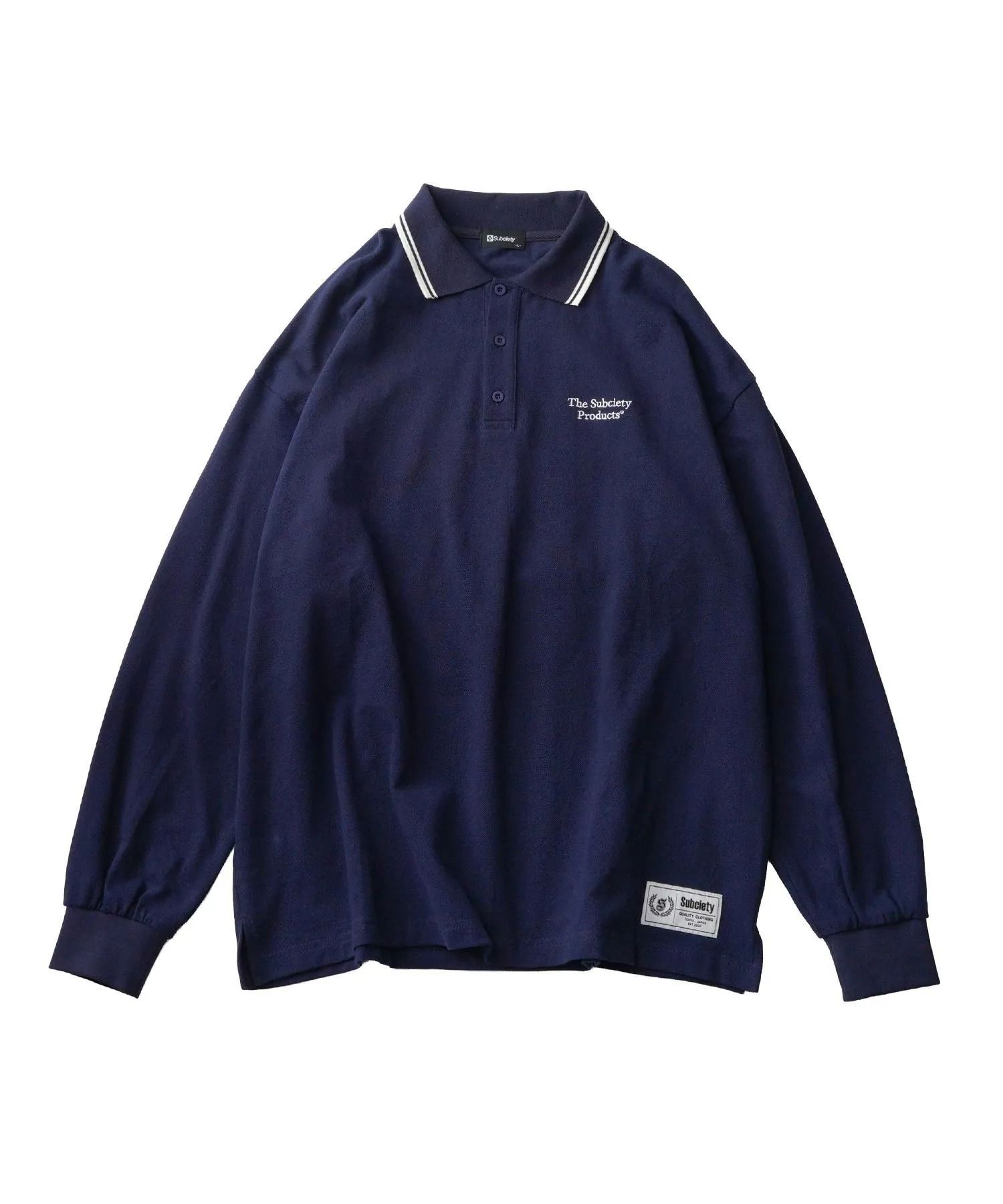 Seed stitch polo shirt