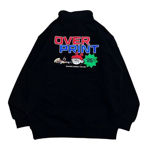 PIZZA PRICE BOX LOGO Half Zip pullover