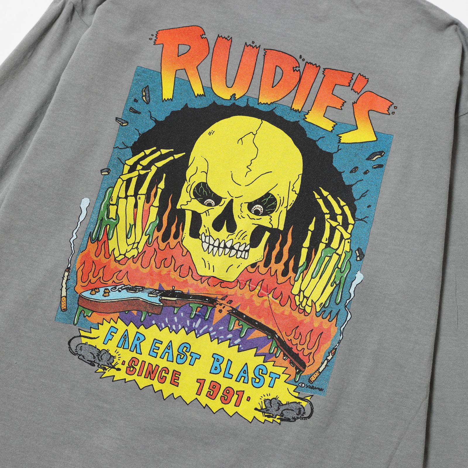 BUSTED SKULL LS-TEE