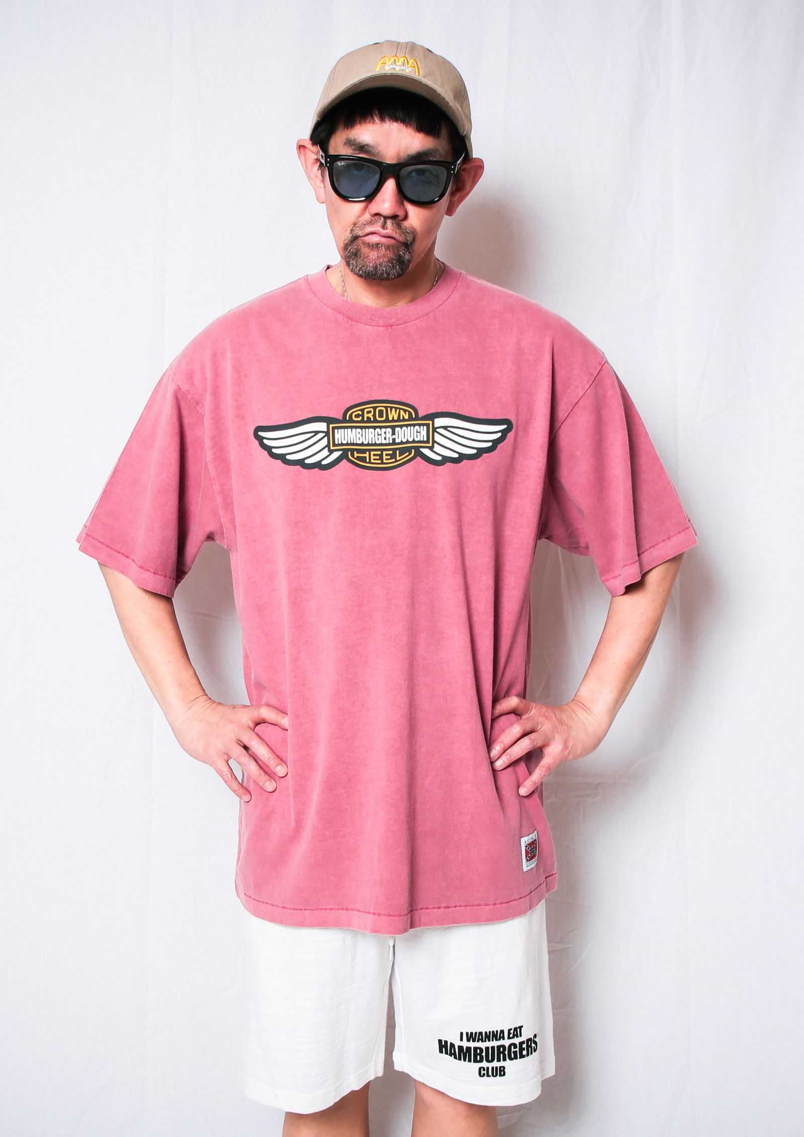 6.5oz PIGMENT DYEING S/S Tee - HUMBURGER-DOUGH