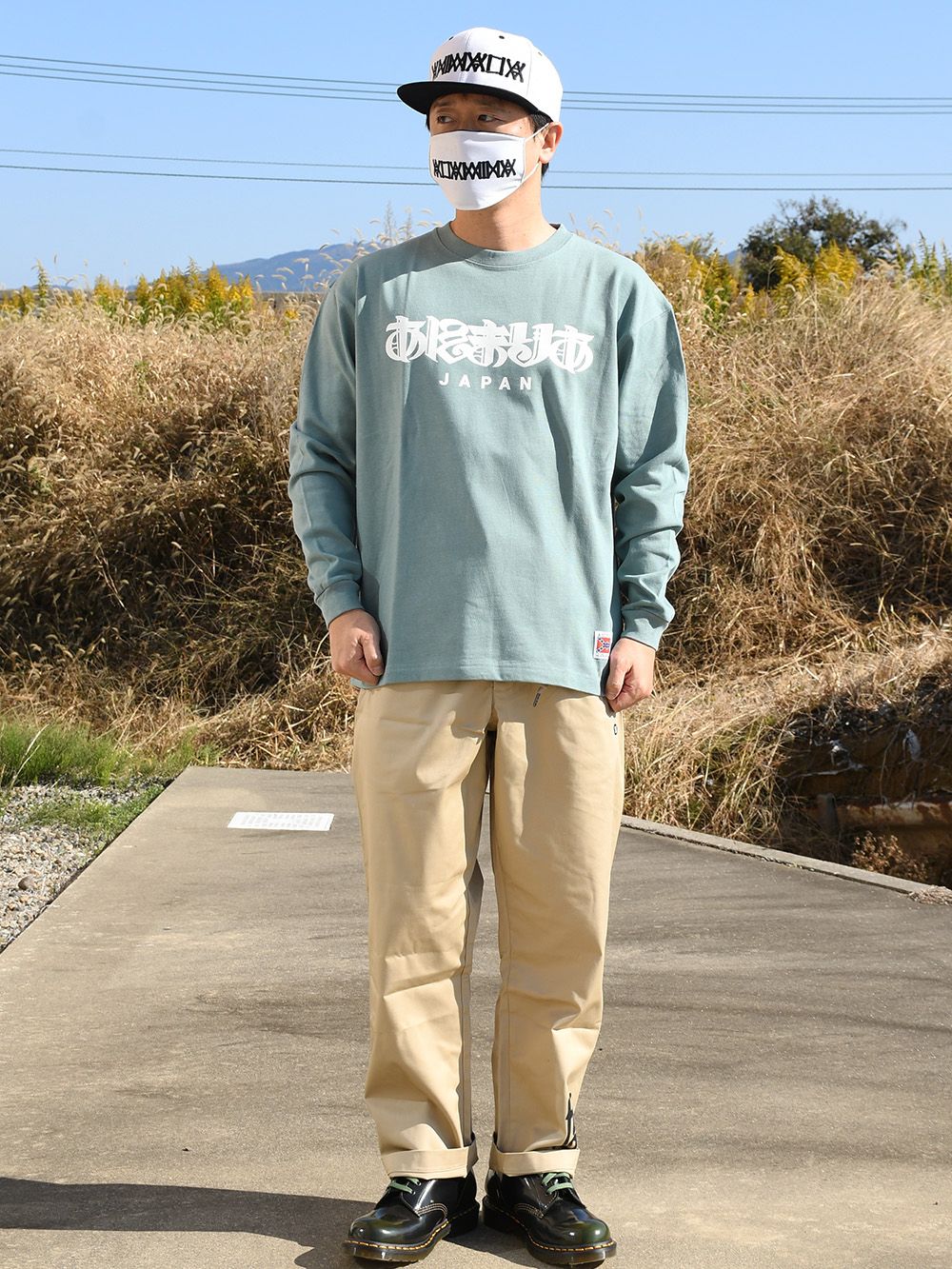 HEAVY L/S Tee - JP Script -