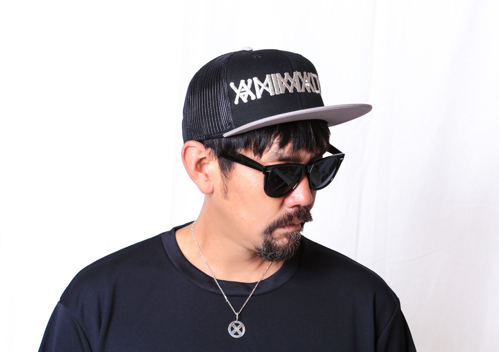 SIX PANELS MESH CAP-LOGO