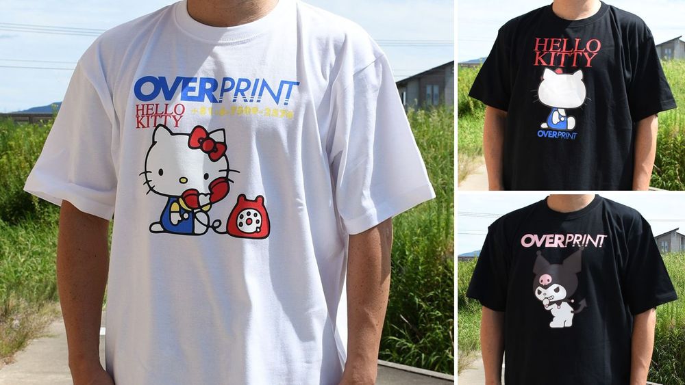 《over print》hellokitty 50th！