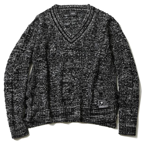 SILLENT FROM ME - VEIN -Cable Knit Sweater- | DOLL