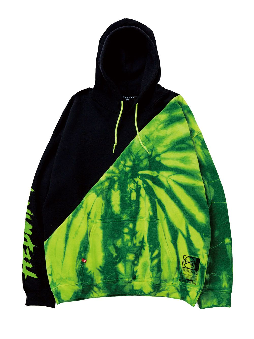 Cross Cut "Tye-die" Hoodie