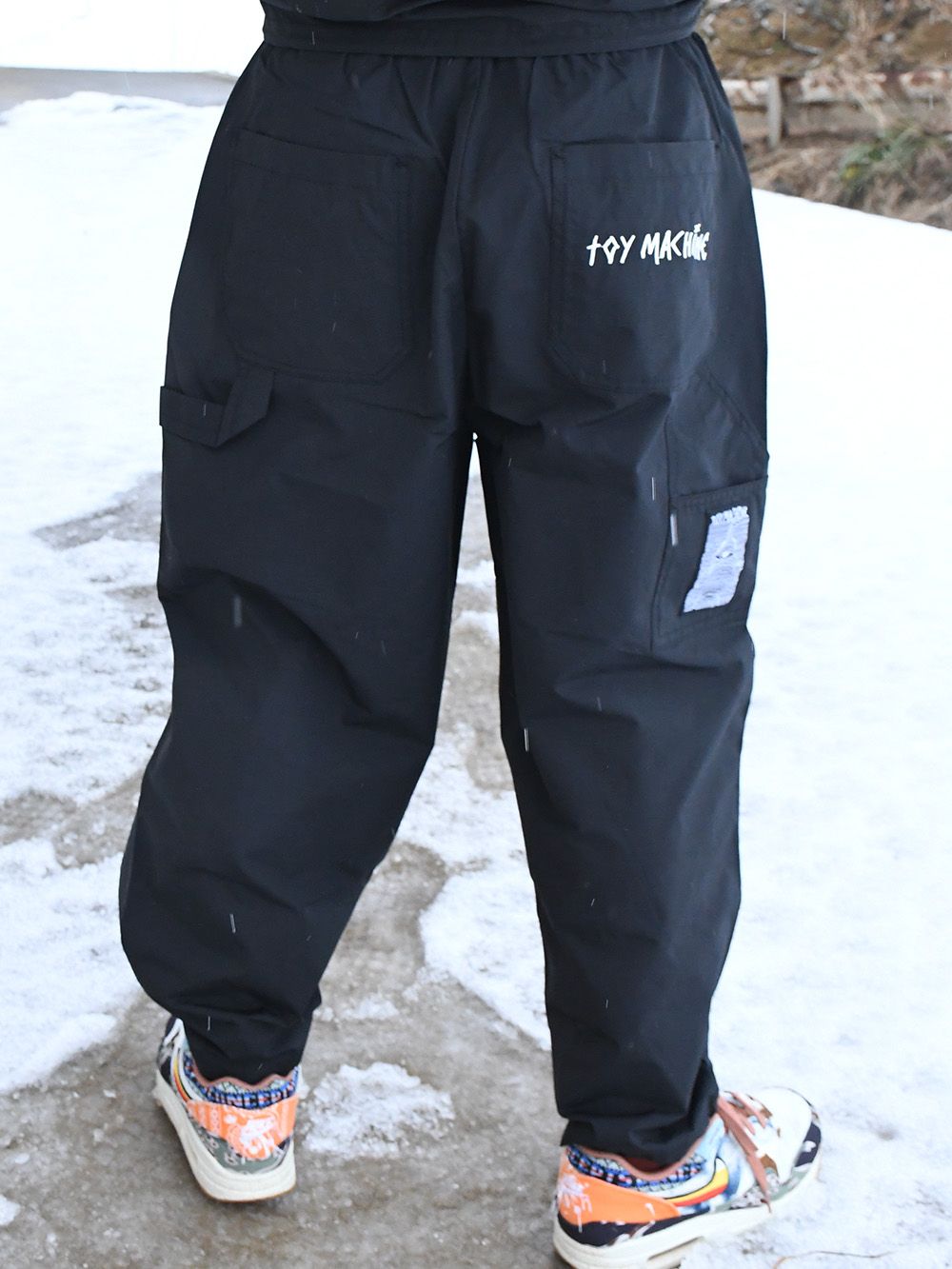 LOOSE FIT COLOR PAINTER-PANTS