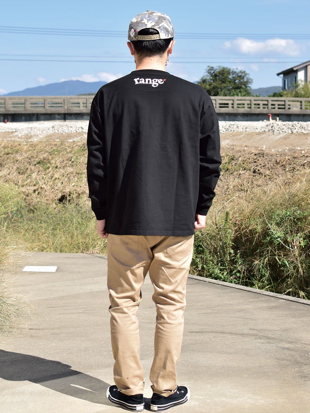 10.2oz big size batt mark LS tee