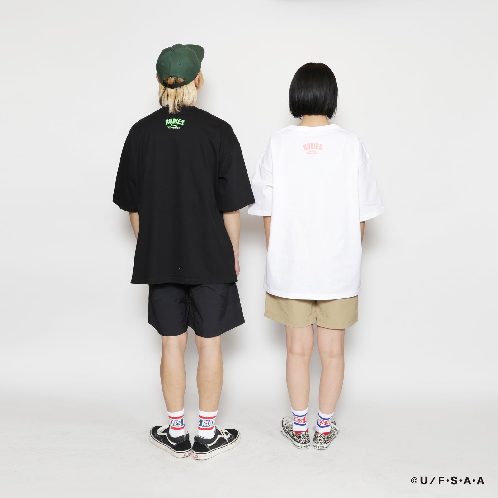 RUDIE'SxCRAYON SHINCHAN CIRCLEMOSH BIGSILHOUETTE TEE