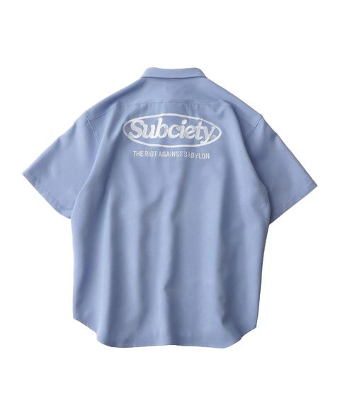Embroidery oval logo shirt