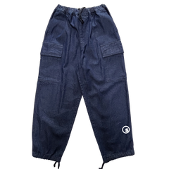 sd denim wide easy cargo pants