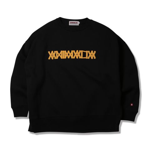 BIG SILHOUETTE CREW NECK- Foaming Logo