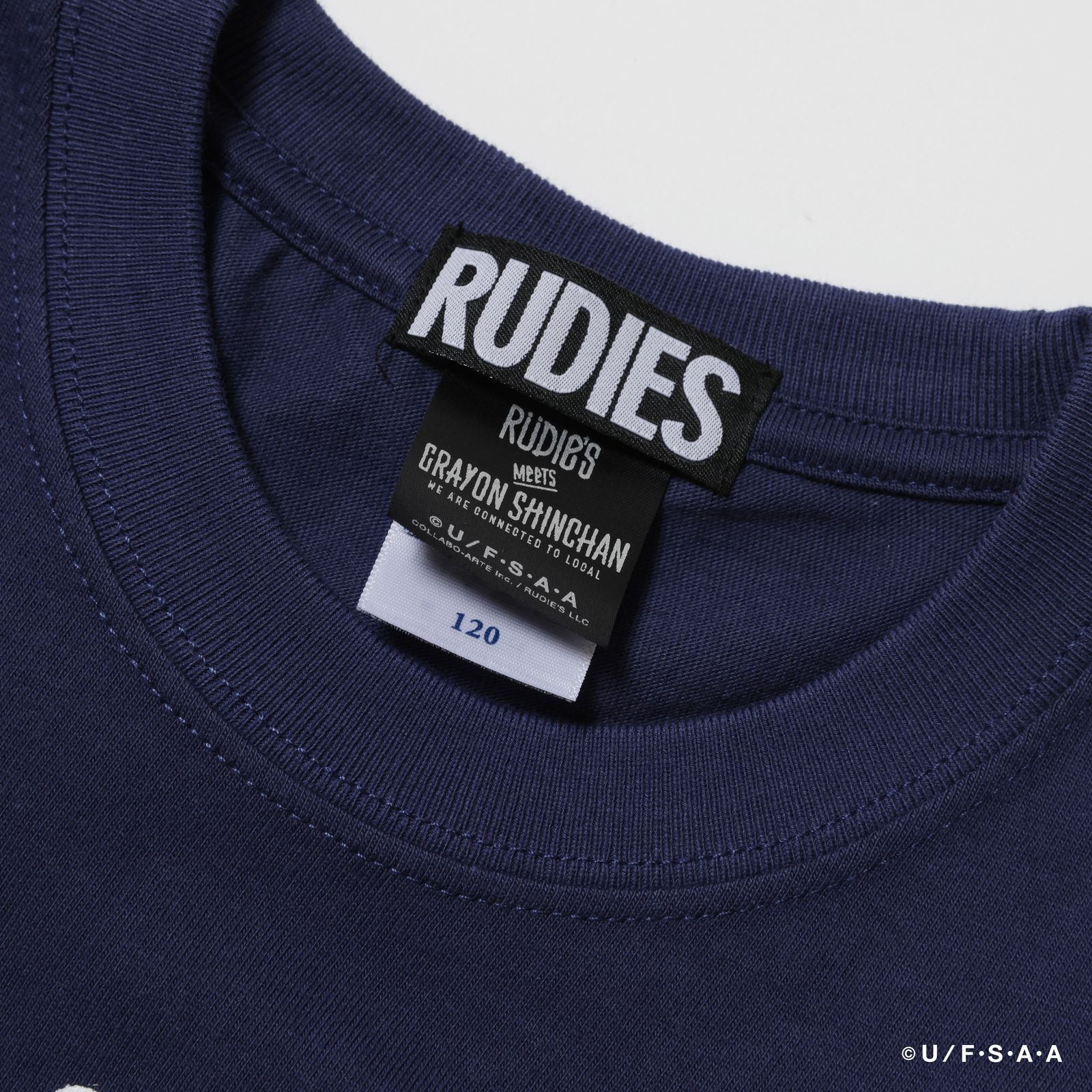 RUDIE'SxCRAYON SHINCHAN CIRCLEMOSH KIDS TEE