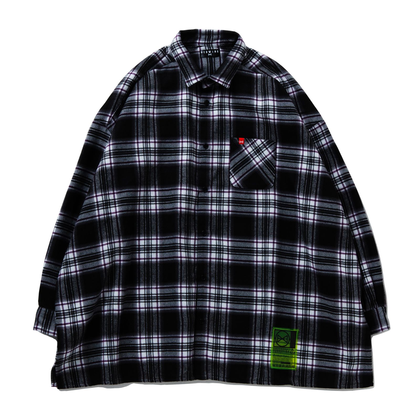 Big  Silhouette plaid  shirt