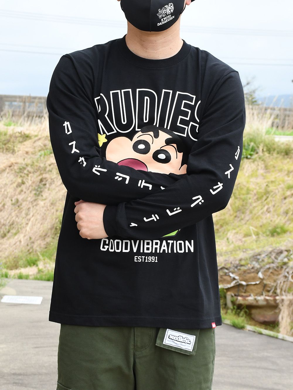RUDIE'SxCRAYON SHINCHAN SNACK LSTEE