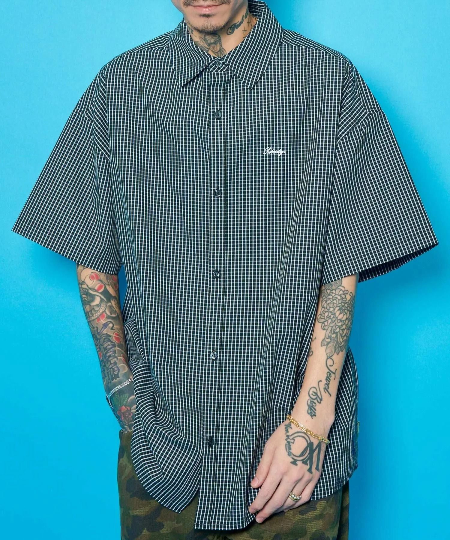 Essential mini check shirt