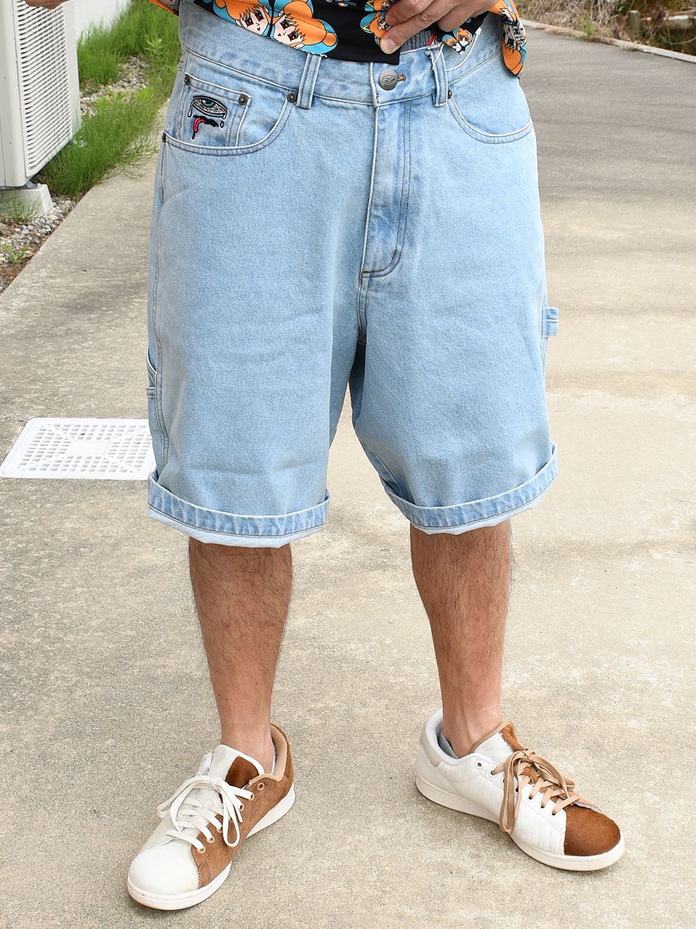 TOY MACHINE - TRANSMISSIONATOR DENIM WIDE-SHORTS | DOLL